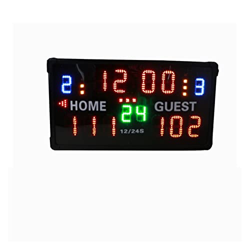 Marcador digital inalámbrico grande para baloncesto