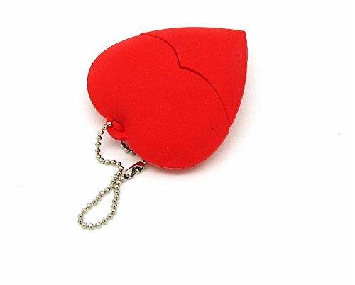 Pankreeti PKT650 Red Heart 128 GB Pen Drive