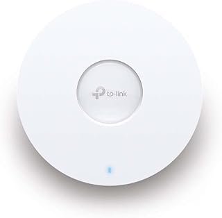 TP-Link EAP610, Omada Business WiFi 6 AX1800 Wireless Gigabit Access Point, Support Mesh, OFDMA, Seamless Roaming & MU-MIMO, SDN Integrated, Cloud Access & Omada App, PoE+ Powered, White
