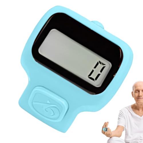 Tuxxjzm Contador de,Contador de Dedo ker,Contador Digital de Dedos - Contador electrónico portátil de la Cuenta del Dedo, Contador del ker del PDA para Entrenar, Hacer Punto, Golf