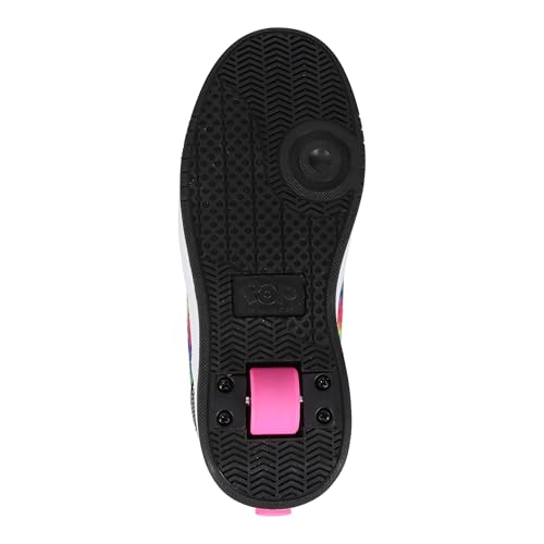 Heelys POP PRO Prints Wheeled Heel Shoe, Black/N. Pink/Tye DYE, 13 US Unisex Big Kid4