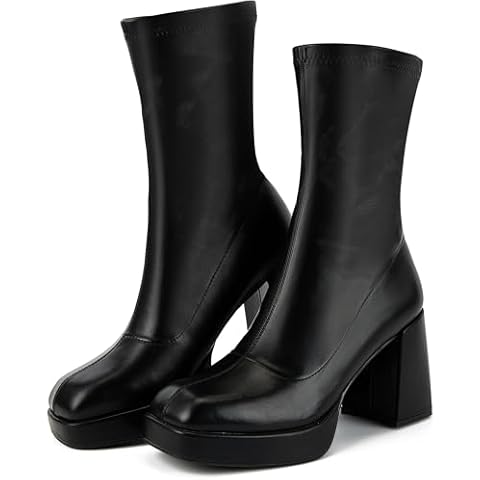 Putu Chunky Heel Platform Boots Cover