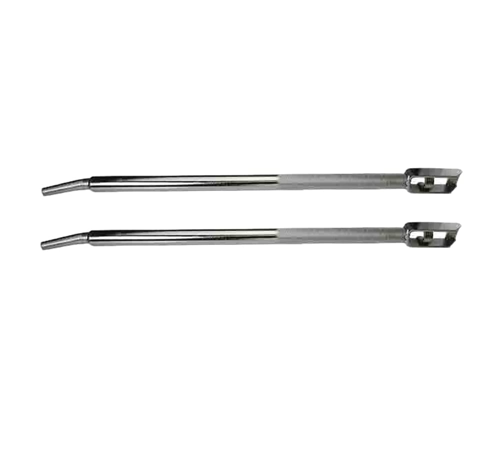 Mytee Products 2 Pack 39.5" Combination Winch Bar for Flatbed Trailer - Chrome Carbon-Steel Combo Winch Bar with Non-Slip Handle &amp; Square Head for Chain Lever Binders