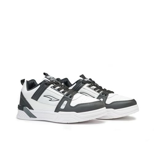 Image of ASIAN Men CHICAGO-01 Stylish Casual Mid Top Sneakers and Trendy Shoes with Laces for Men & Boys | Perfect for Wearing to Outings, and Comfortable All-Day Use, Stylish and Durable
