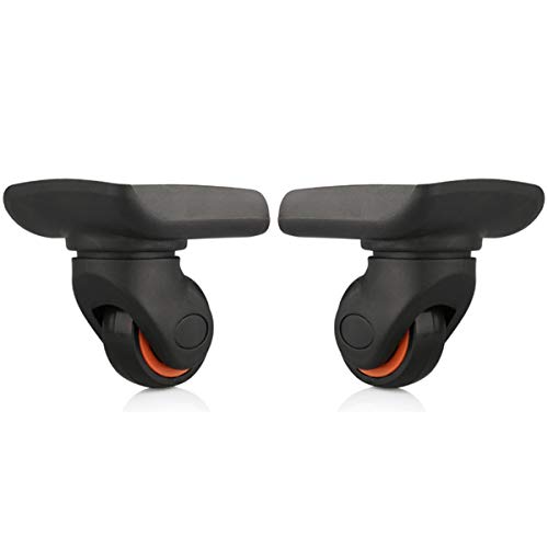 DIY Swivel Luggage Mute Wheel Suitcase Replacement Repair Wheels Parts Spinner (DL-W008) (A Pair Short)
