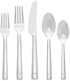Kate Spade New York Fair Harbor Flatware Set, 18/10 Stainless Steel, 45-Piece