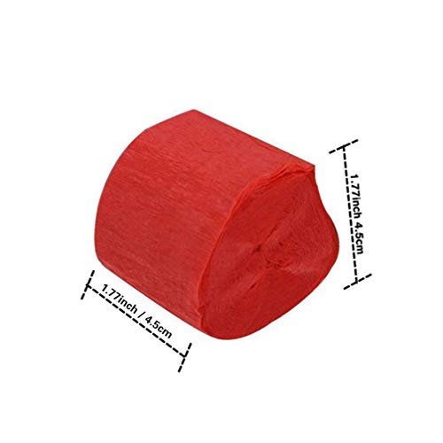 9 rolos de papel crepom NUOBESTY para aniversário, casamento, dia dos namorados, festa, decoração de