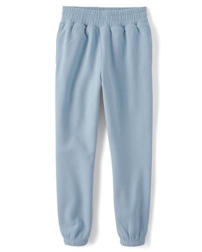 The Children's Place,Girls,Knit Active Sweatpants,Blue Aura,X-Large