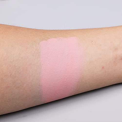 IS'MINE ISMINE Single Eyeshadow Powder Palette, Matte Light Pink, High Pigment, Longwear Single Eye Makeup for Day & Night