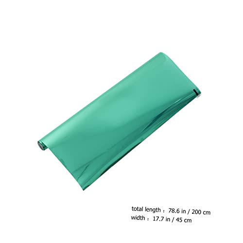 Vinilo adhesivo para ventana color verde 200x45 cm miniatura 2