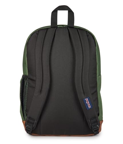 Image of JanSport Cool Backpack with 15-inch Laptop Sleeve, Large Computer Bag Rucksack with 2 Compartments, Ergonomic Straps, Cargo Green