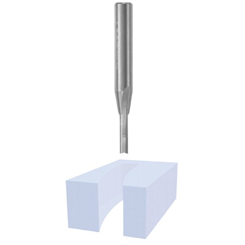 Bosch 86007M 1/8 in. x 1/2 in. Solid Carbide 2-Flute O-Flute Bit