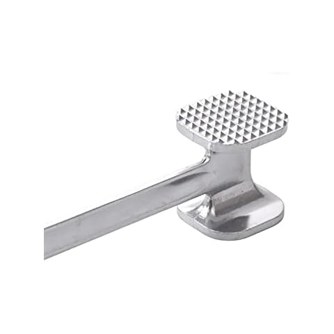 Yuehuam Meat Tenderizer Stainless Steel Heavy Duty Meat Mallet/Pounder/Hammer Tool Dual-side Meat Mallet Beef and Steak Pounder Cover