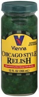 Vienna Chicago Style Relish , 12 Ounce (3 Pack)