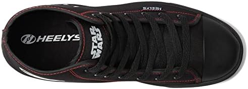 HEELYS Boy's Hustle Stars Wars Wheeled Heel Shoe, Black/Red, 7 Little Kid | Image 1