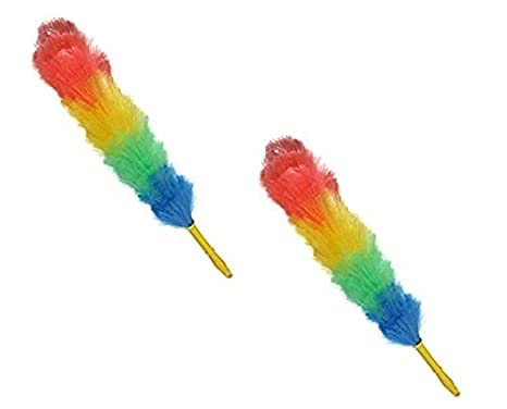 SHASHIKIRAN-Duster for Home Cleaning Plastic & Microfiber PP Static Duster for Glass, AC , Car Dashboard /Seat , TV , Fridge ,Printer etc Strong Handel Hook (Pack of 2) (B0B73M6SHH) Amazon Price History, Amazon Price Tracker