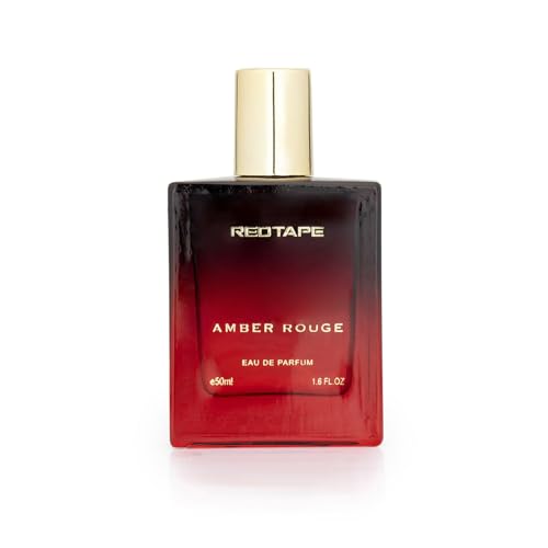 Image of Red Tape Amber Rouge Eau De Parfum for Women 50ML | Long-Lasting Luxury Perfume | Fragrance Spray | Premium Scented Gift for Her
