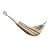 Bliss Hammocks BH-400-HA 40" Wide Hammock w/Hand-Woven Rope Loops & Hanging Hardware, Outdoor, Patio, Backyard Durable, Cotton and Polyester Blend, 250 Lbs Capacity, Hampton Stripe