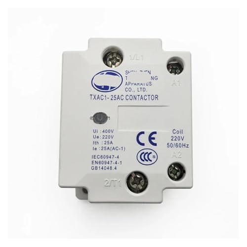 Contacteur monophasé 400V 25A pour automatisme de machine de moulage