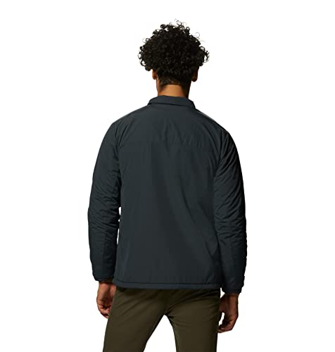 Image of Mountain Hardwear Men's HiCamp Shell Jacket for Hiking, Travel, Camping, and Everyday Wear