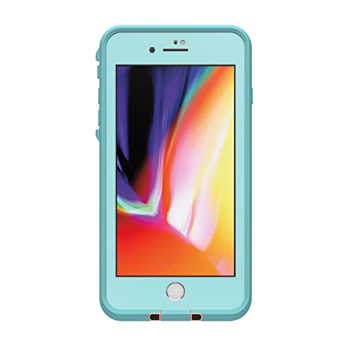 Lifeproof Frē Series Waterproof Case For Iphone 8 Plus & Iphone 7 Plus (Only) - Non-Retail Packaging - Wipeout (Blue Tint/Fusion Coral/Mandalay Bay) #TOP3