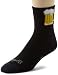 SockGuy Men's Bevy Socks, Black, Large/X-Large