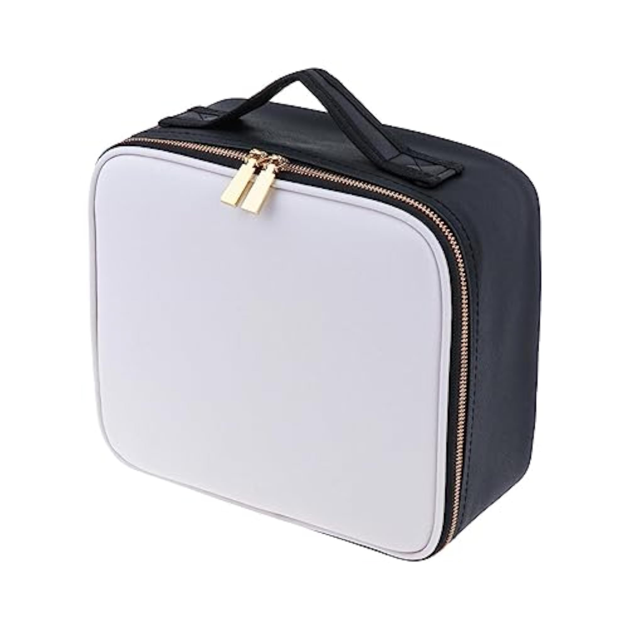 Travel Makeup Train Case with Mirror and Lights