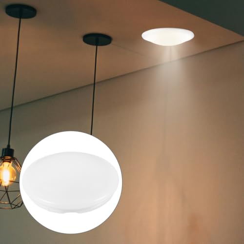 Image of Ceiling Lamp Pendant & Recessed Light Covers - Transparent Plastic Globe Shades(Opening Diameter 7.3 In /18.7cm)