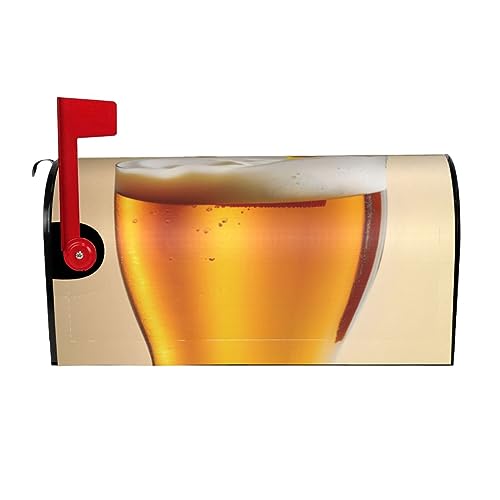 Protezione per cassetta postale magnetica alla moda stampata schiuma di birra impermeabile personalizzata copertura per cassette postali