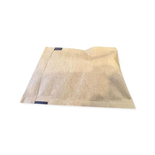 SECUREMENT® Paper Courier Bags/EcoFriendly Packaging/Recyclable Paper Bags/Paper Packing Bag/Paper Pouch/Water Resistent (80 GSM) With Permanent Self Adhesive Seal Tape (6.5x8 inches, 100 Pcs)