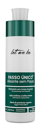 Let Me Be – NOUVEAU LISSAGE BRÉSILIEN SANS TEMPS DE PAUSE! Végan, Premier lissage instantané sans formol en une seule étape, à base d’acides aminés, de kératine hydrolysée et de protéines (1L)