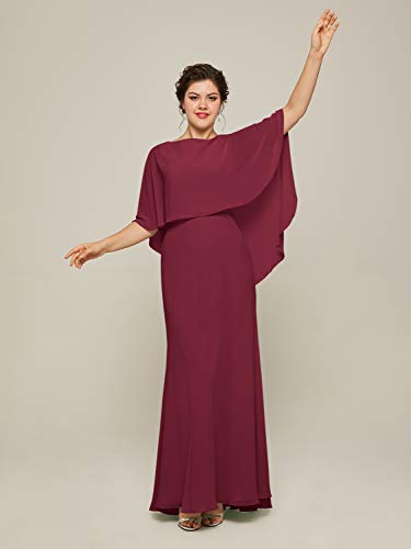 mother of the bride dress with cape