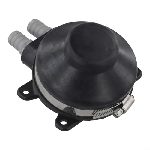 Zilimontt Bomba de agua operada con pie para tienda de campaña de ducha, caravana, yate y caravana, inodoro, bomba de pedal manual portátil con construcción de plástico duradero, para exteriores