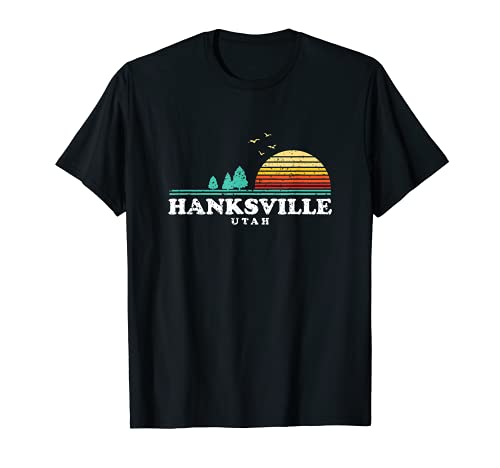 Evergreen Sunset Hanksville Forest Utah Woods Camping Camiseta
