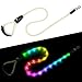 BSEEN Light Up Dog Leash - LED Dog Leash Type-C Rechargeable, 13 Lighting Modes, Glow in The Dark Pet Lead with Soft Handle for Small Medium Large Dogs Night Walking Safety (RGB, 4 Ft)