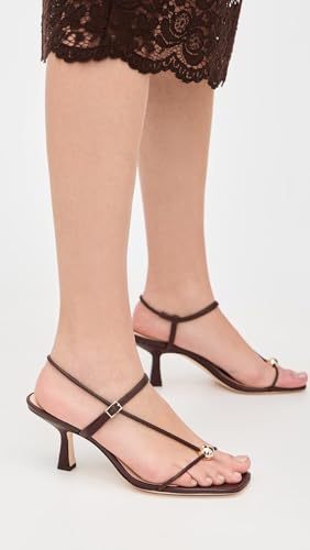 Loeffler Randall Women's Triana Strappy Mid Heel Sandals with Ball4