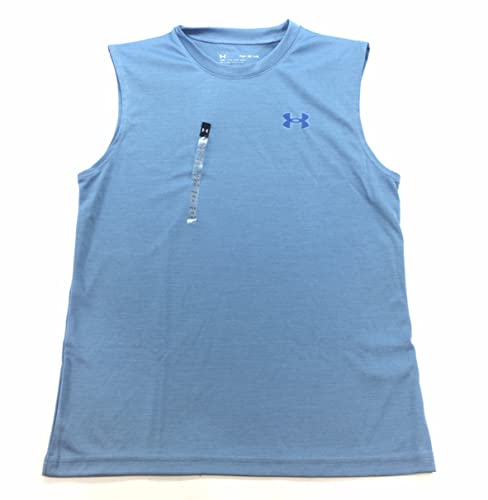 Débardeur de sport bleu Under Armour pour garçon idéal pour le basket et l'été