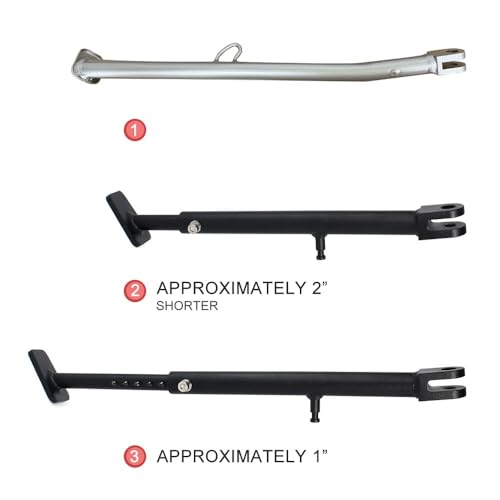 Béquille réglable moto KLX150 support latéral de remplacement - 3