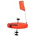 NIZUUONE Automatic Ice Fishing Flag with Material, Easy to Use, High Visibility for Monitoring Fishing Line and Efficient on Water