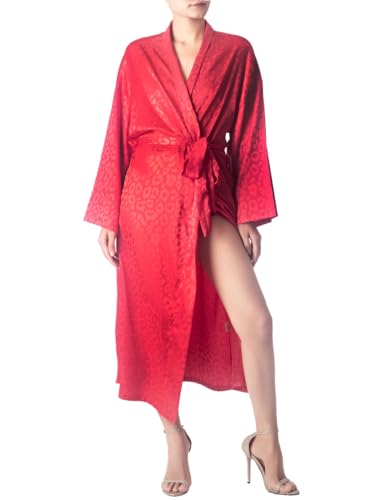 Robe longue léopard sombre confortable pour sublimer la silhouette