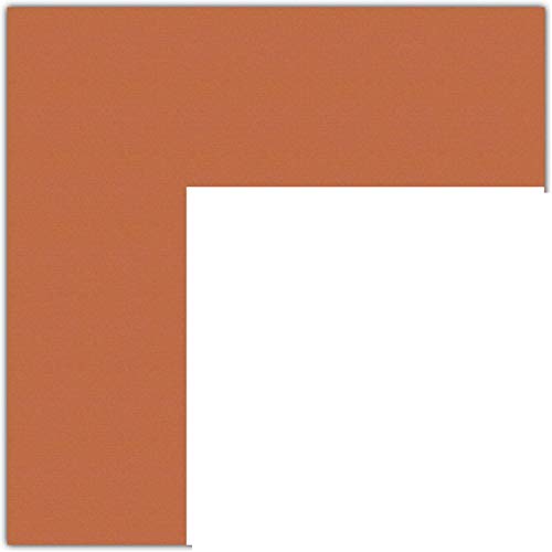 8x27 Carnelian / Red Orange Custom Mat for Picture Frame with 4x23 opening size (Mat Only, Frame NOT Included)