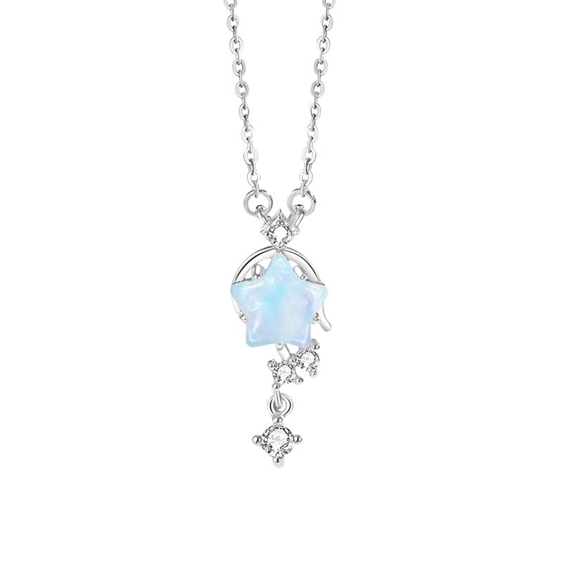 Collier Astrologie Céleste Pendentif Argent Connecté à Votre Étoile