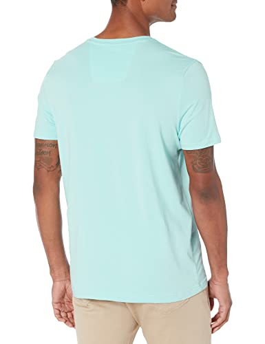 Nautica Men's Short Sleeve Solid Slim Fit V-Neck T-Shirt, Harbor Mist, Medium - image 2