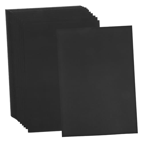 Papier cartonné noir épais Homoyoyo loisirs créatifs 50 pièces
