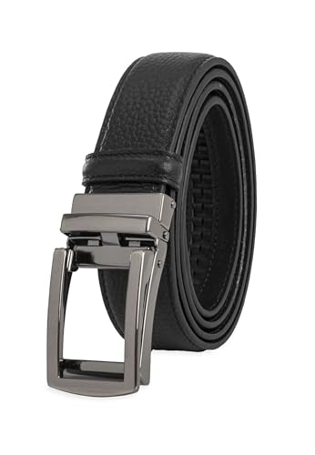 Élégante ceinture en cuir véritable et boucle haut de gamme