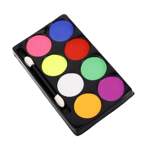Beaupretty Paleta De Pintura Corporal Bálsamo De Maquillaje Paleta De Pintura A Base De Aceite Paleta De Pintura Facial Paleta De Pintura Facial Artística Pintura Facial Para Cosplay