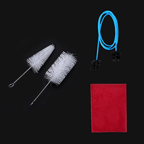 RiToEasysports Cepillos de Limpieza para Trompetas Kit Completo de Mantenimiento para Limpiar y Mantener...
