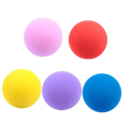 ARTSEWPLY 5個ソフトゴルフ練習ボール 屋内外トレーニング用 高視認カラー 素