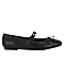 Guess Women's Kayra Flat, Black Leather 001, 7