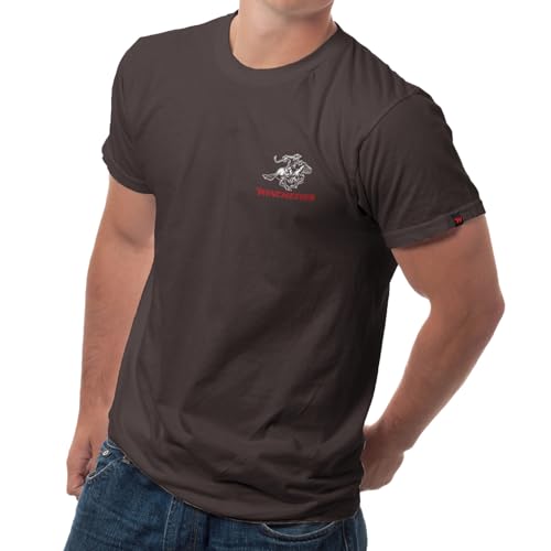 Winchester - Pro Collection - Rider in Circle Printed Short Sleeve T-Shirt for Men, Women, Unisex3